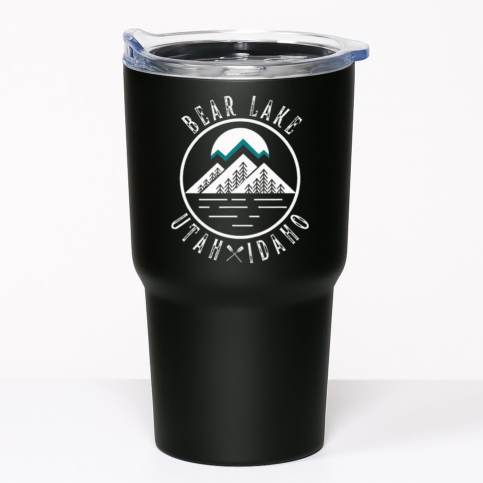 Bear Lake Utah Idaho Camping Boating Tumbler
