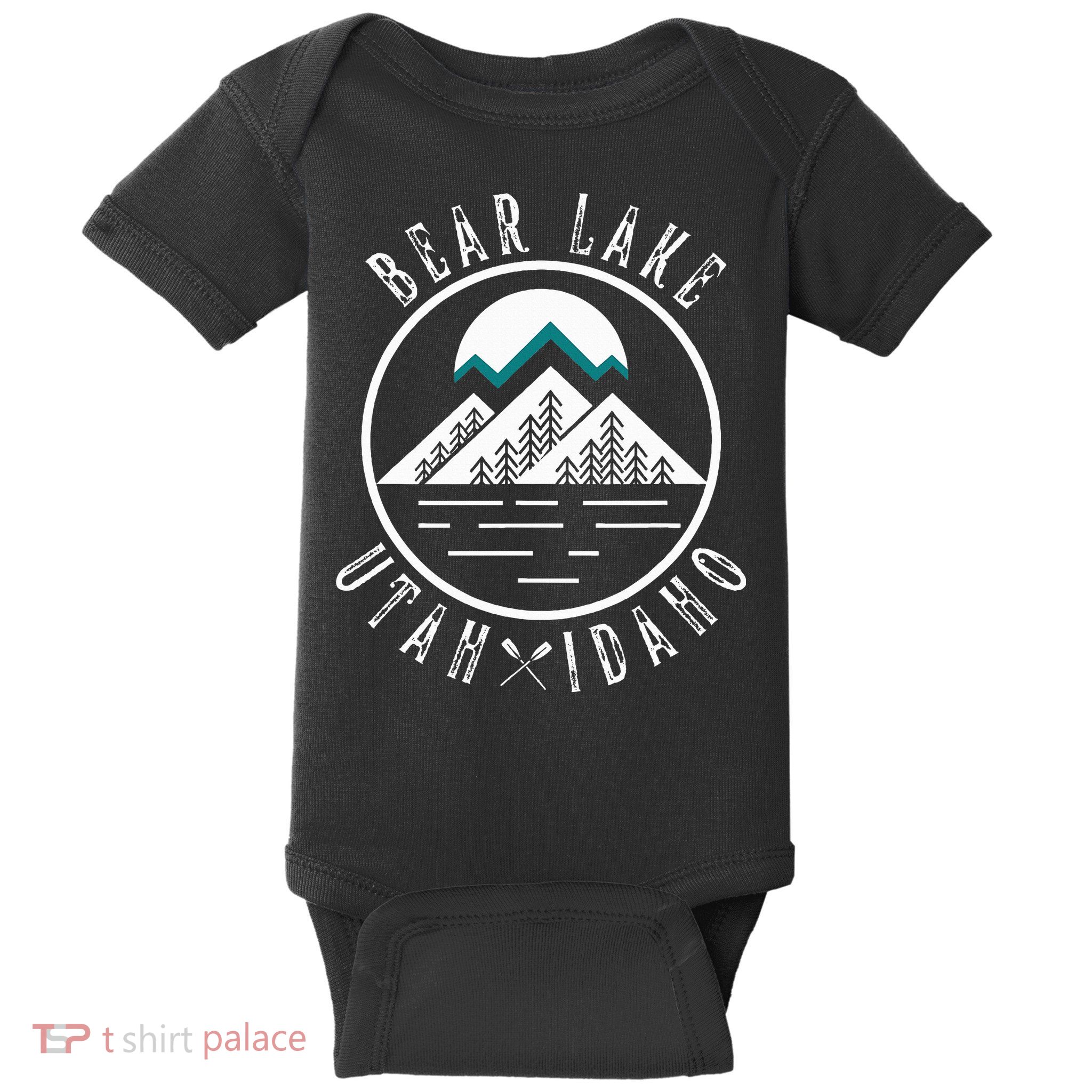 Bear Lake Utah Idaho Camping Boating Baby Bodysuit