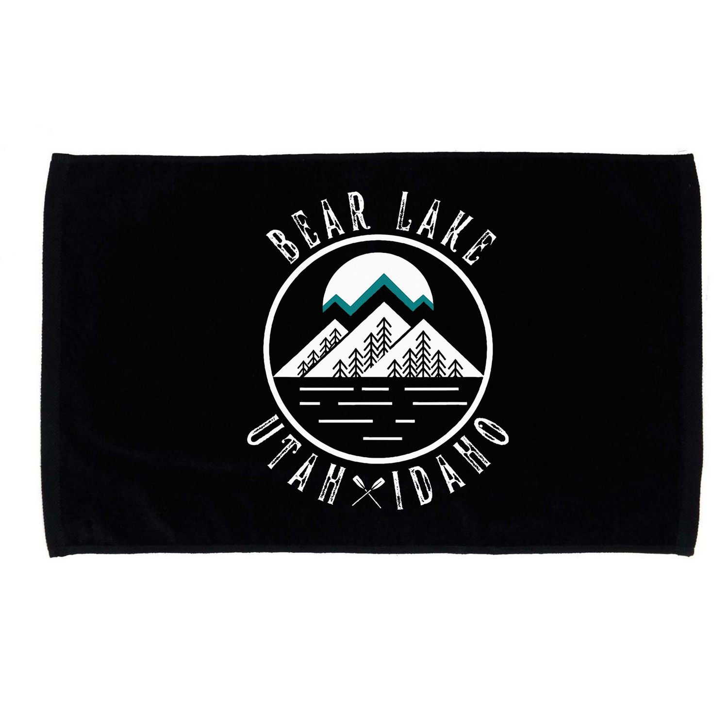 Bear Lake Utah Idaho Camping Boating Microfiber Hand Towel