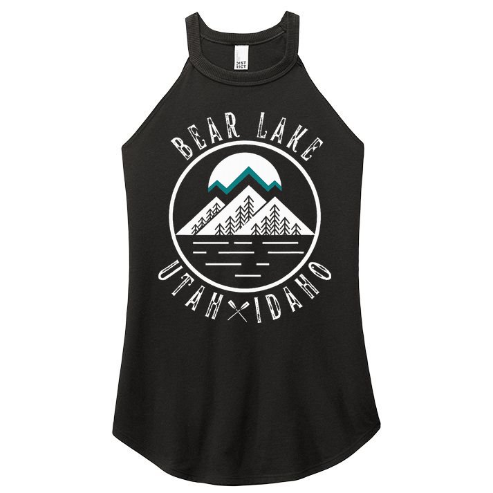 Bear Lake Utah Idaho Camping Boating Women's Perfect Tri Rocker Tank