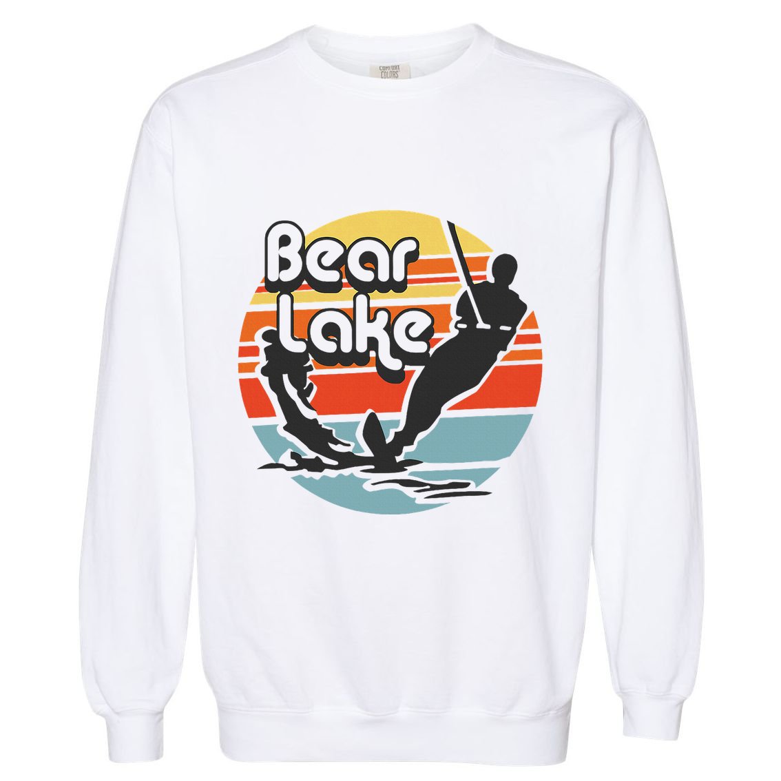 Bear Lake Utah Water Skiing Water Ski Garment-Dyed Sweatshirt