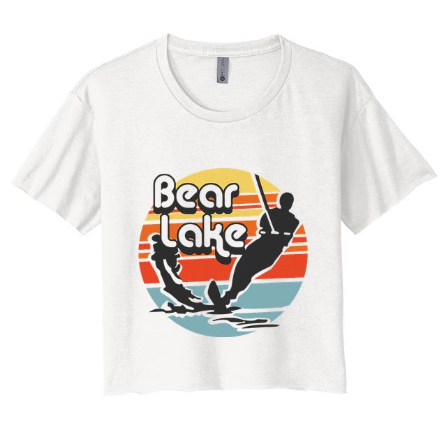Bear Lake Utah Water Skiing Water Ski Crop Top