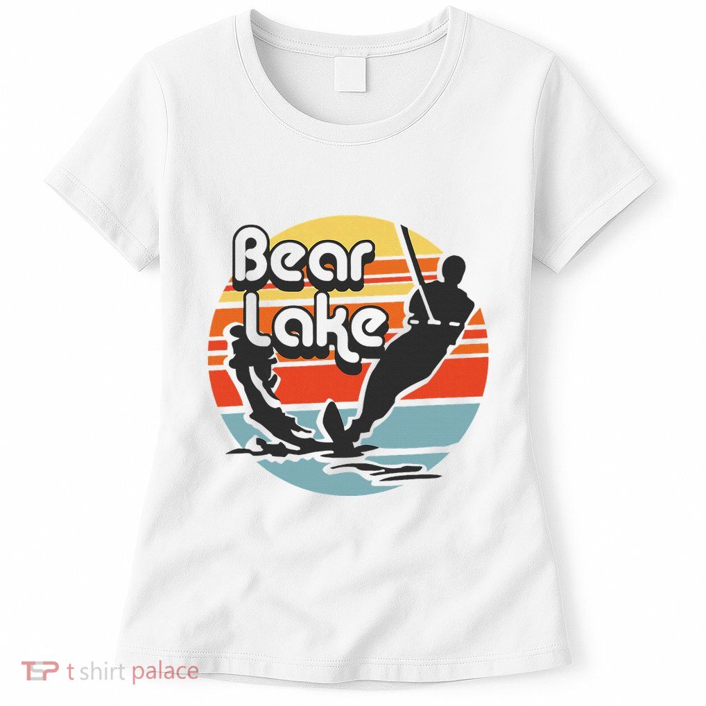 Bear Lake Utah Water Skiing Water Ski Womens T-Shirt