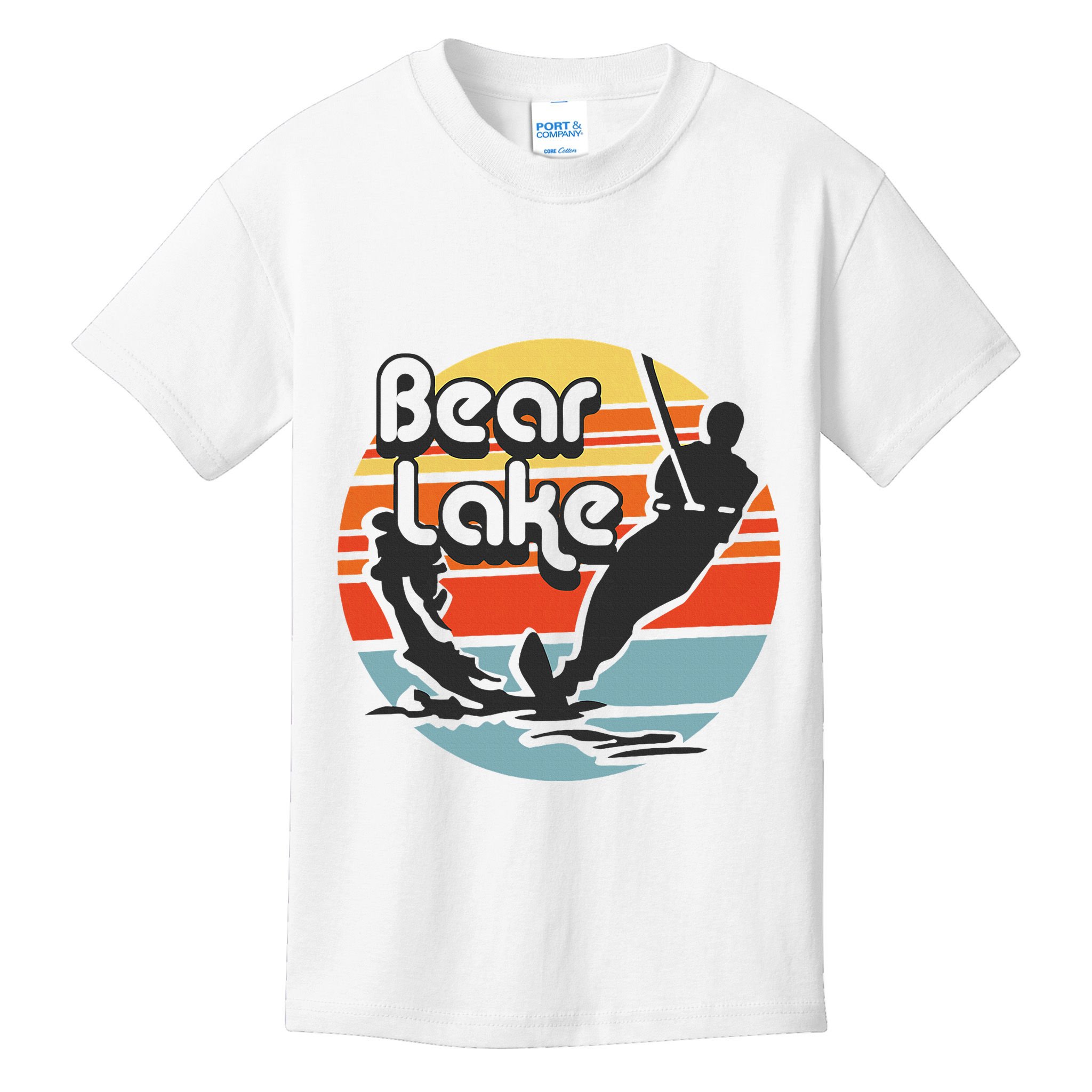 Bear Lake Utah Water Skiing Water Ski Kids T-Shirt