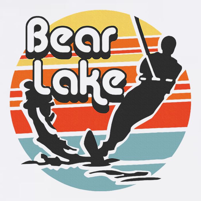 Bear Lake Utah Water Skiing Water Ski Kids T-Shirt
