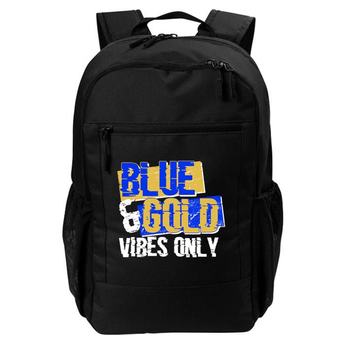 Blue & Gold Vibes Only Backpack