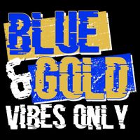 Blue & Gold Vibes Only Backpack