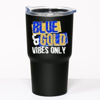 Blue & Gold Vibes Only Tumbler