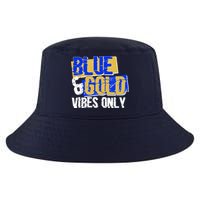Blue & Gold Vibes Only Cool Comfort Performance Bucket Hat