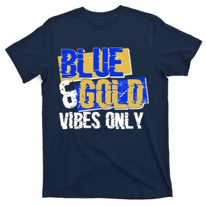 Blue & Gold Vibes Only T-Shirt