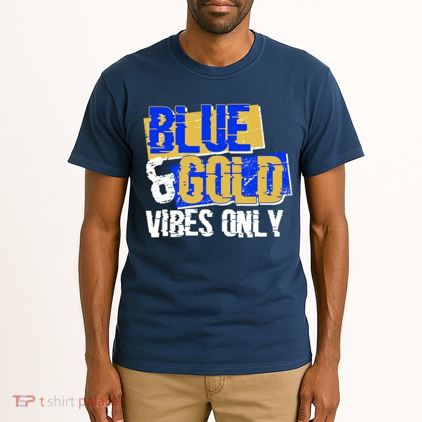 Blue & Gold Vibes Only Tall T-Shirt
