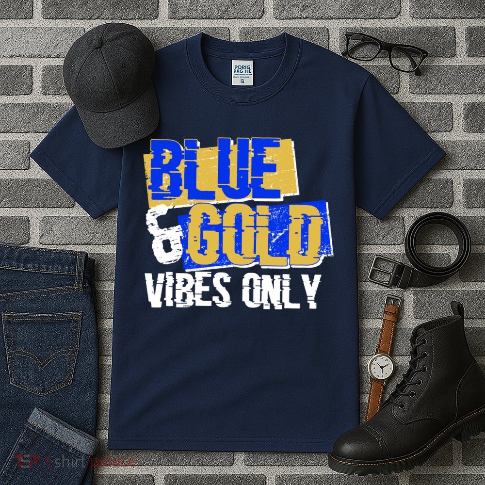 Blue & Gold Vibes Only Tall T-Shirt