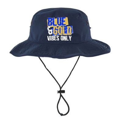Blue & Gold Vibes Only Bucket Hat