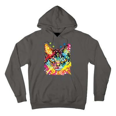 Blue Eyes Trippy Cat Dean Russo Hoodie