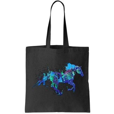 Blue Horse Running Bag