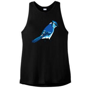 Blue Jay Bird Ladies PosiCharge Tri-Blend Wicking Tank