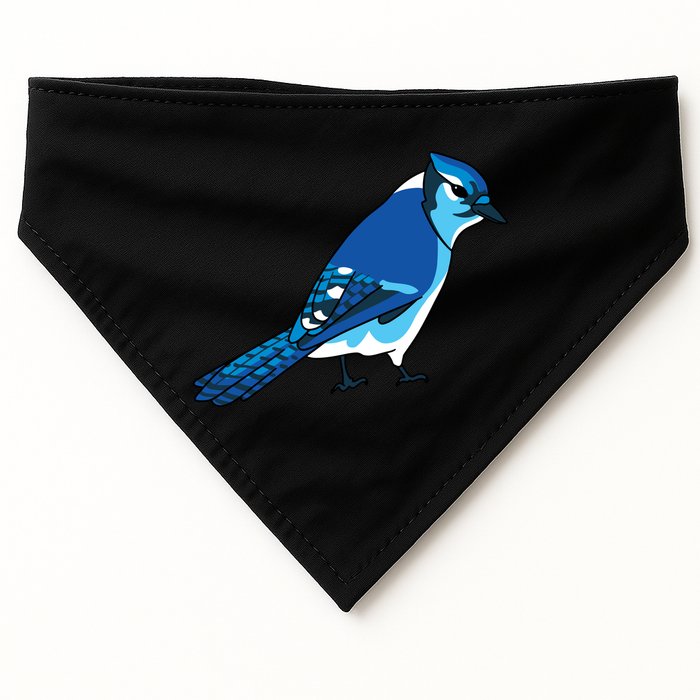 Blue Jay Bird USA-Made Doggie Bandana