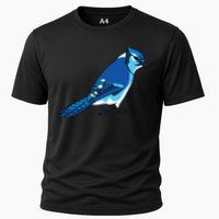 Blue Jay Bird Cooling Performance Crew T-Shirt