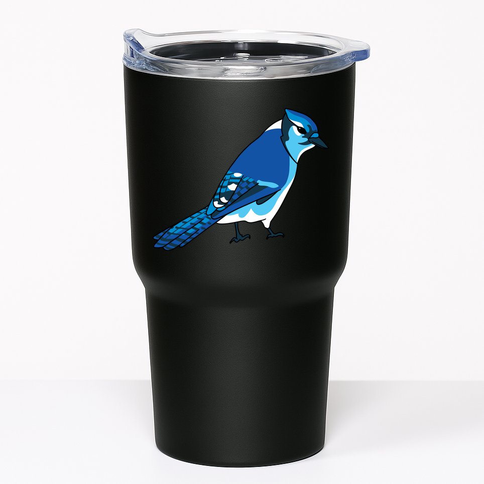 Blue Jay Bird Tumbler