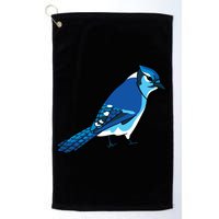 Blue Jay Bird Golf Towel