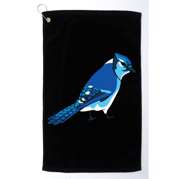 Blue Jay Bird Golf Towel
