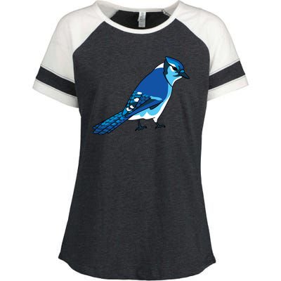 Blue Jay Bird Enza Ladies Jersey Colorblock Tee