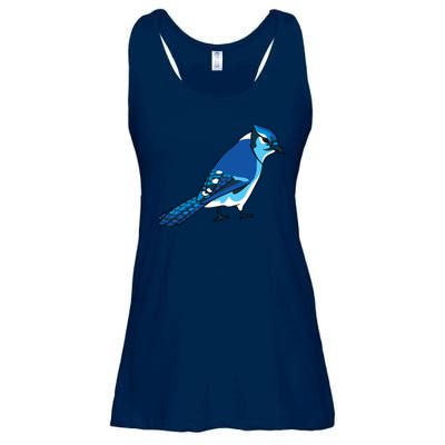 Blue Jay Bird Ladies Essential Flowy Tank