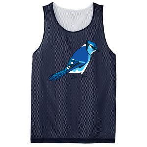 Blue Jay Bird Mesh Reversible Basketball Jersey Tank