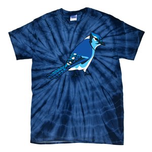 Blue Jay Bird Tie-Dye T-Shirt