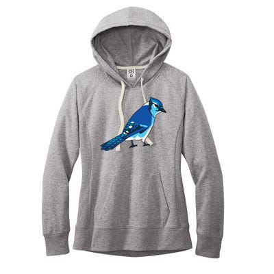 Blue Jay Bird Women's Fleece Hoodie