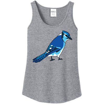 Blue Jay Bird Ladies Essential Tank