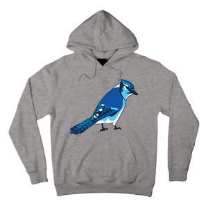 Blue Jay Bird Tall Hoodie