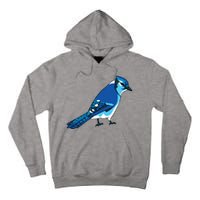 Blue Jay Bird Tall Hoodie