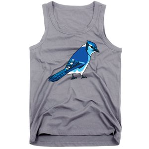 Blue Jay Bird Tank Top