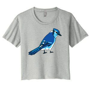 Blue Jay Bird Women's Crop Top Tee