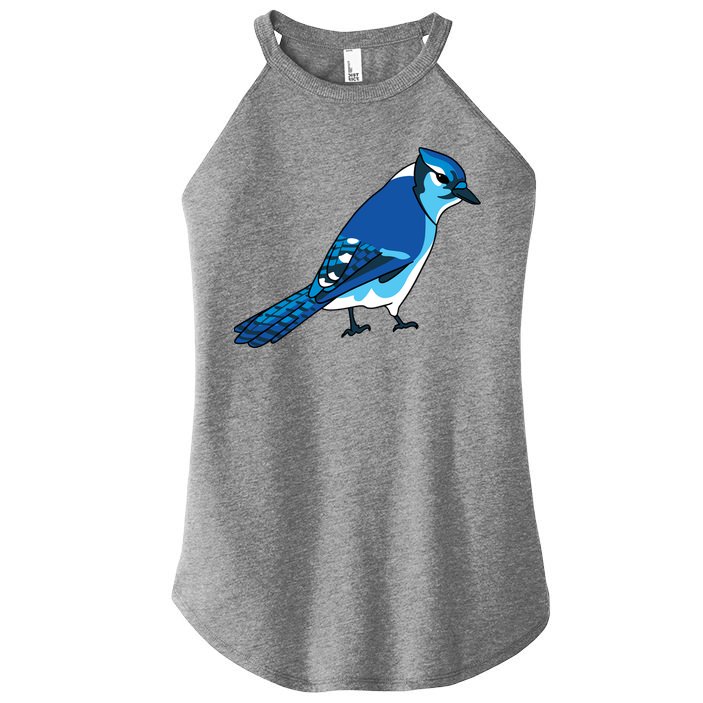 Blue Jay Bird Women's Perfect Tri Rocker Tank