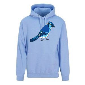 Blue Jay Bird Unisex Surf Hoodie