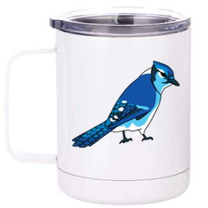 Blue Jay Bird 12 oz Stainless Steel Tumbler Cup