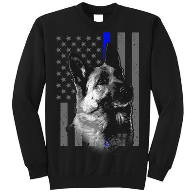 Blue Lives K9 American Thin Line Flag Sweatshirt