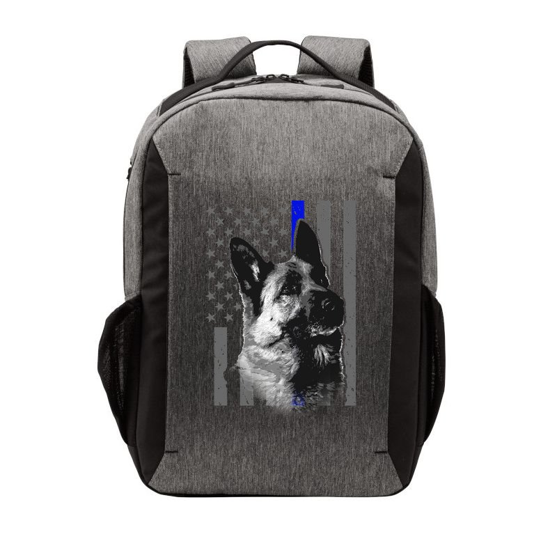 Blue Lives K9 American Thin Line Flag Vector Backpack