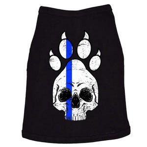 Blue Lives K9 Blue Thin Line Paw Doggie Tank