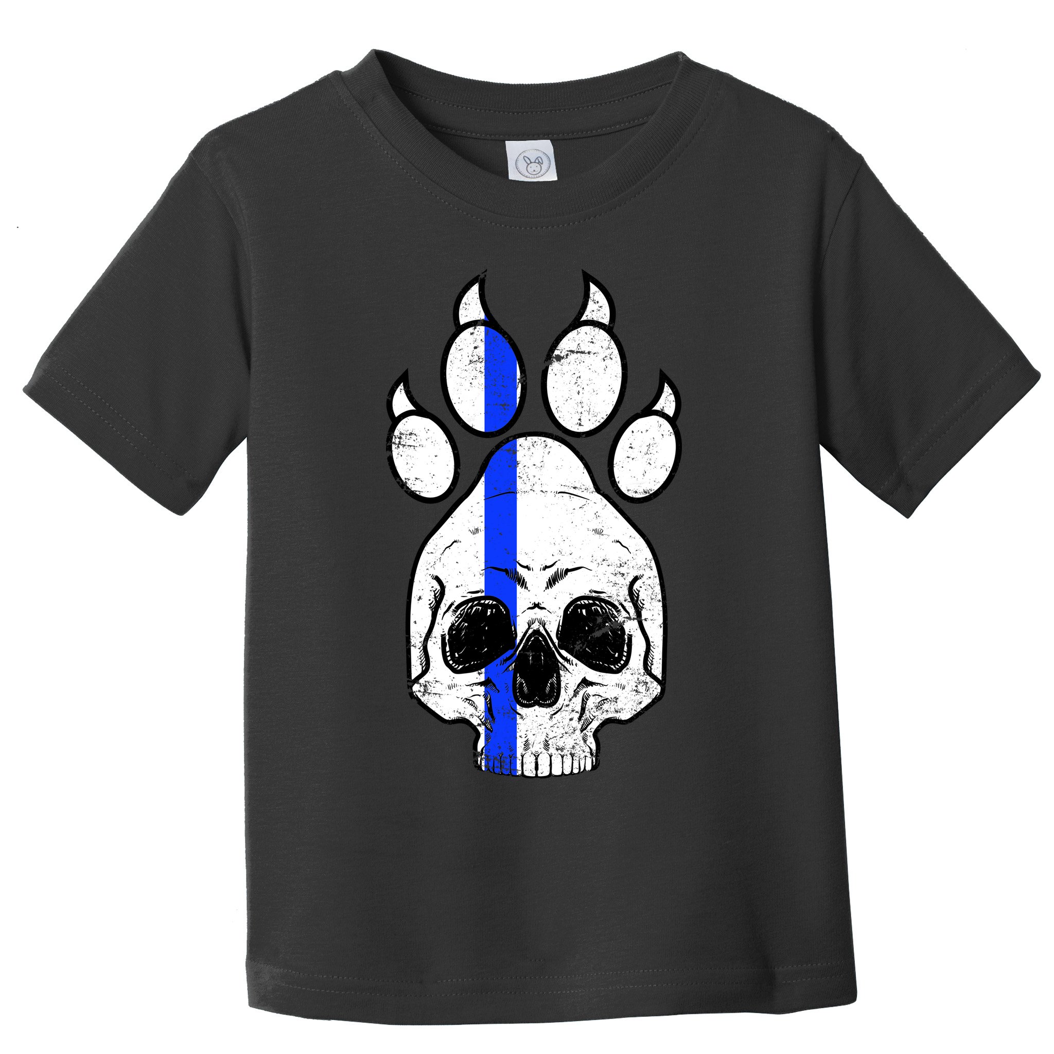 Blue Lives K9 Blue Thin Line Paw Toddler T-Shirt