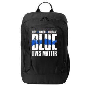 Blue Lives Matter City Backpack