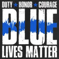 Blue Lives Matter 11oz C Handle Ceramic Mug