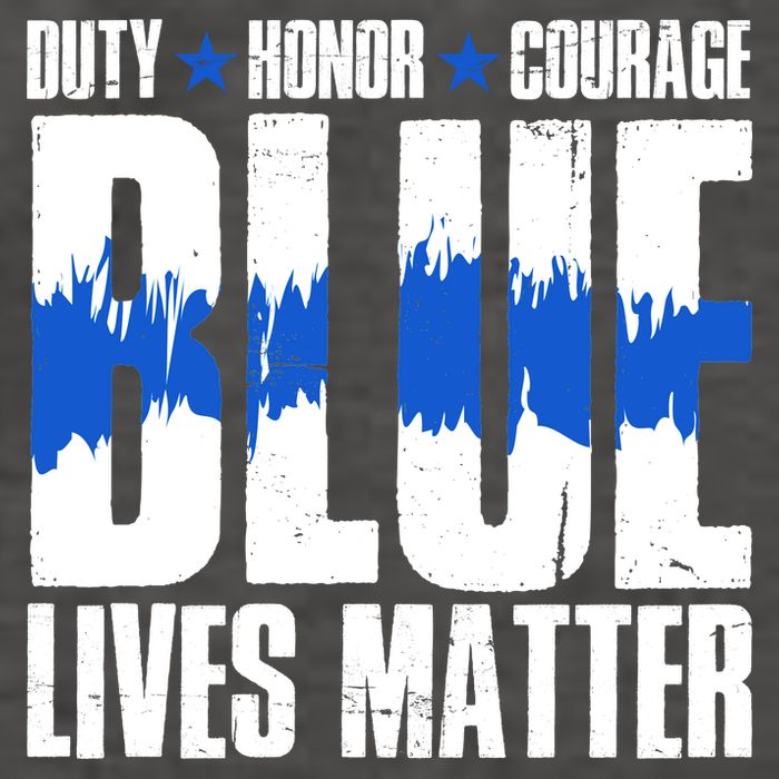 Blue Lives Matter Vector Backpack
