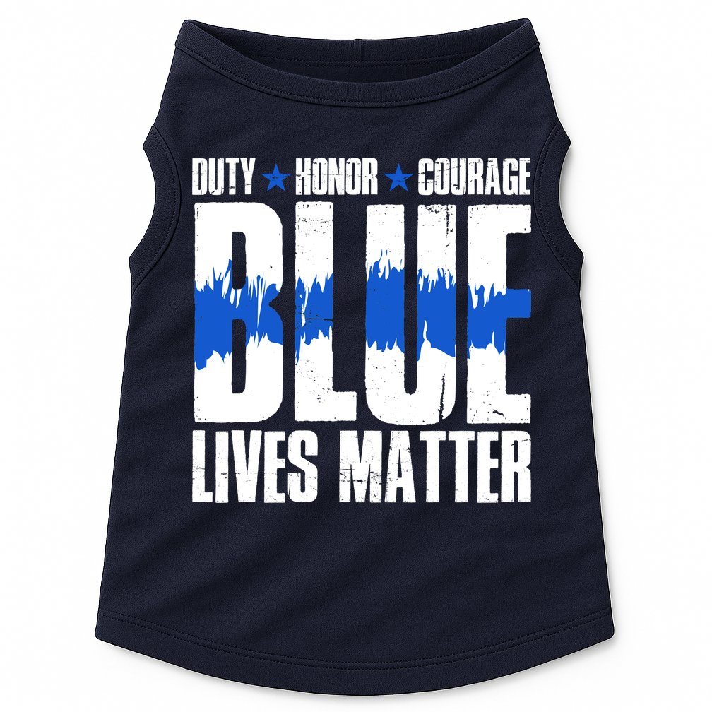 Blue Lives Matter Doggie Tank