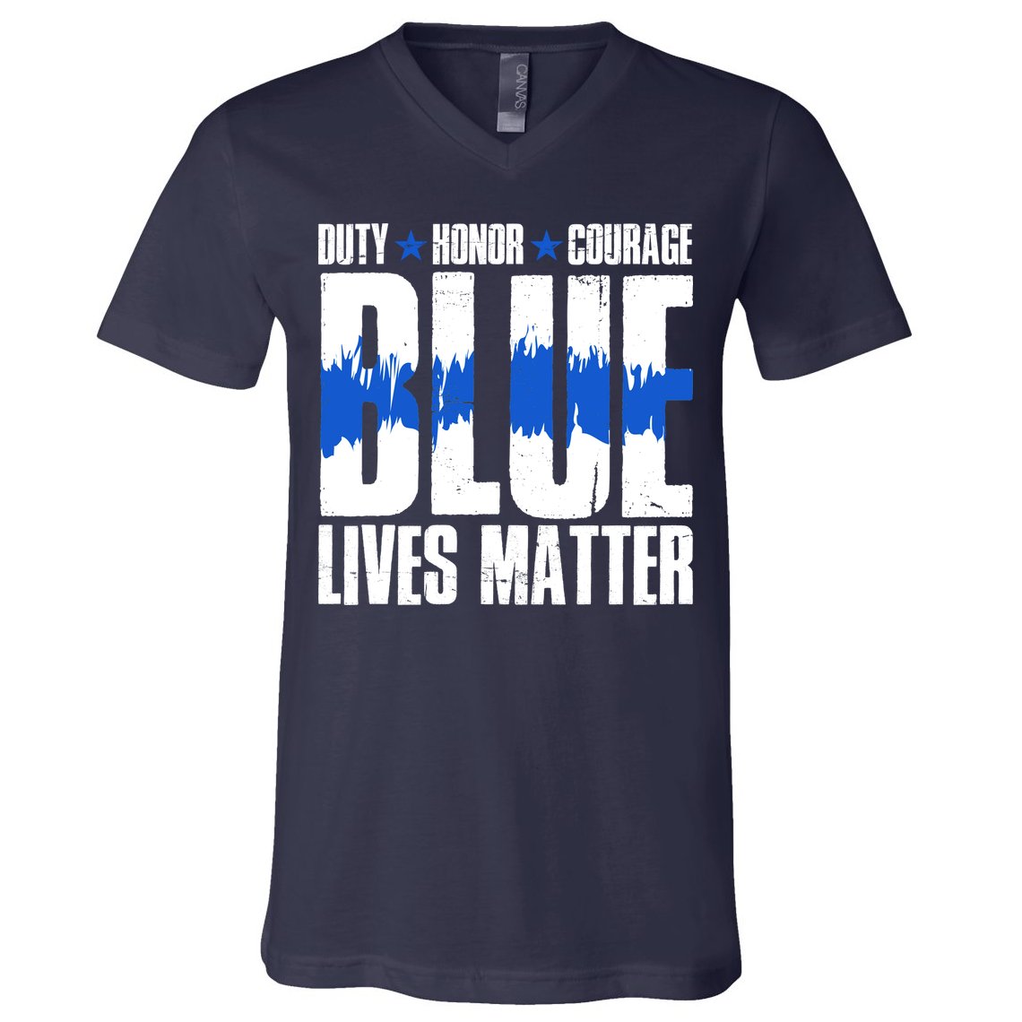 Blue Lives Matter V-Neck T-Shirt