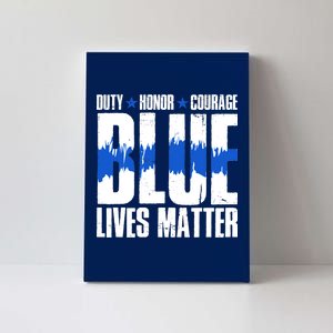 Blue Lives Matter Canvas