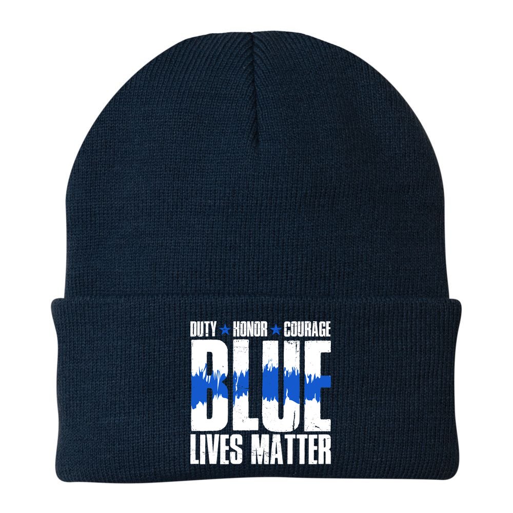 Blue Lives Matter Beanie