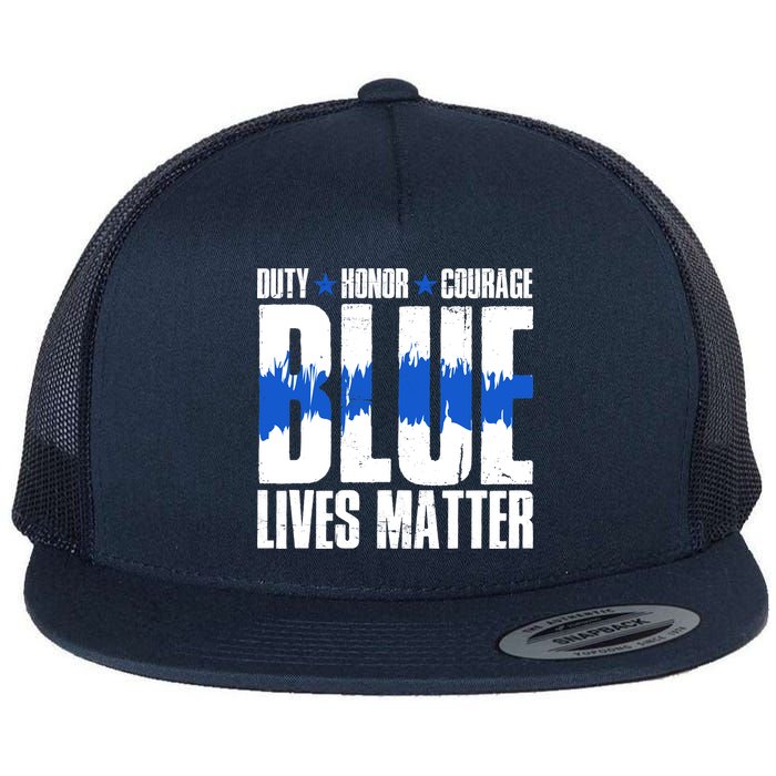 Blue Lives Matter Flatbill Hat